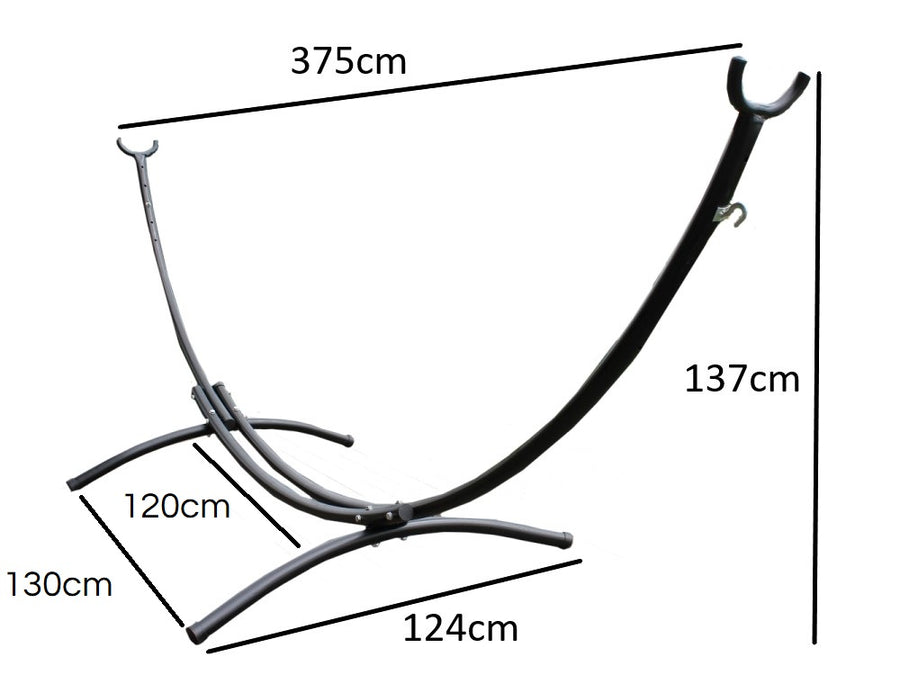 King Spreader Hammock and Arc Metal Stand Package