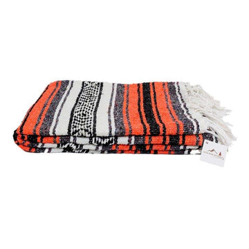 Mexican Falsa Blanket - Orange