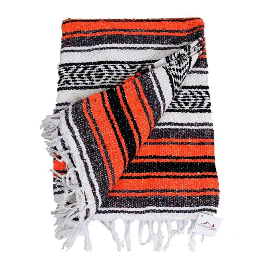 Mexican Falsa Blanket - Orange