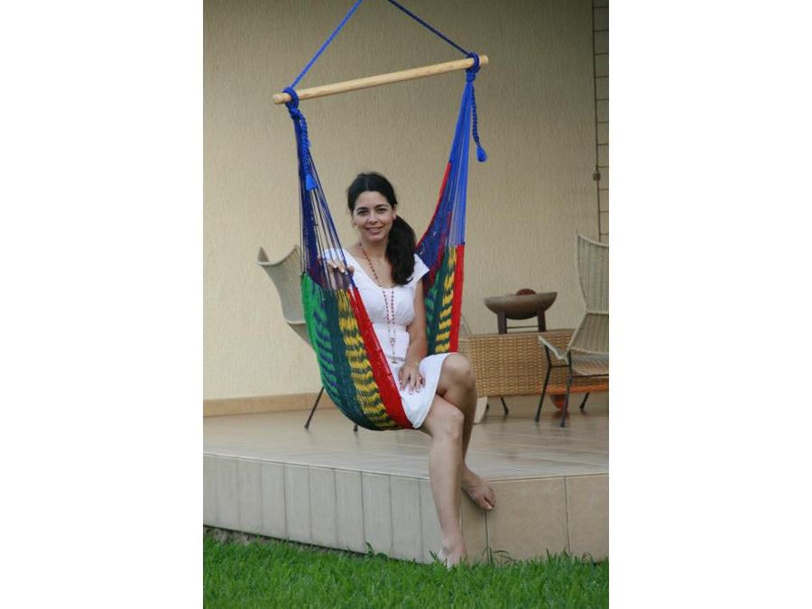 Multi-colour Chair Hammock - Mexican Made